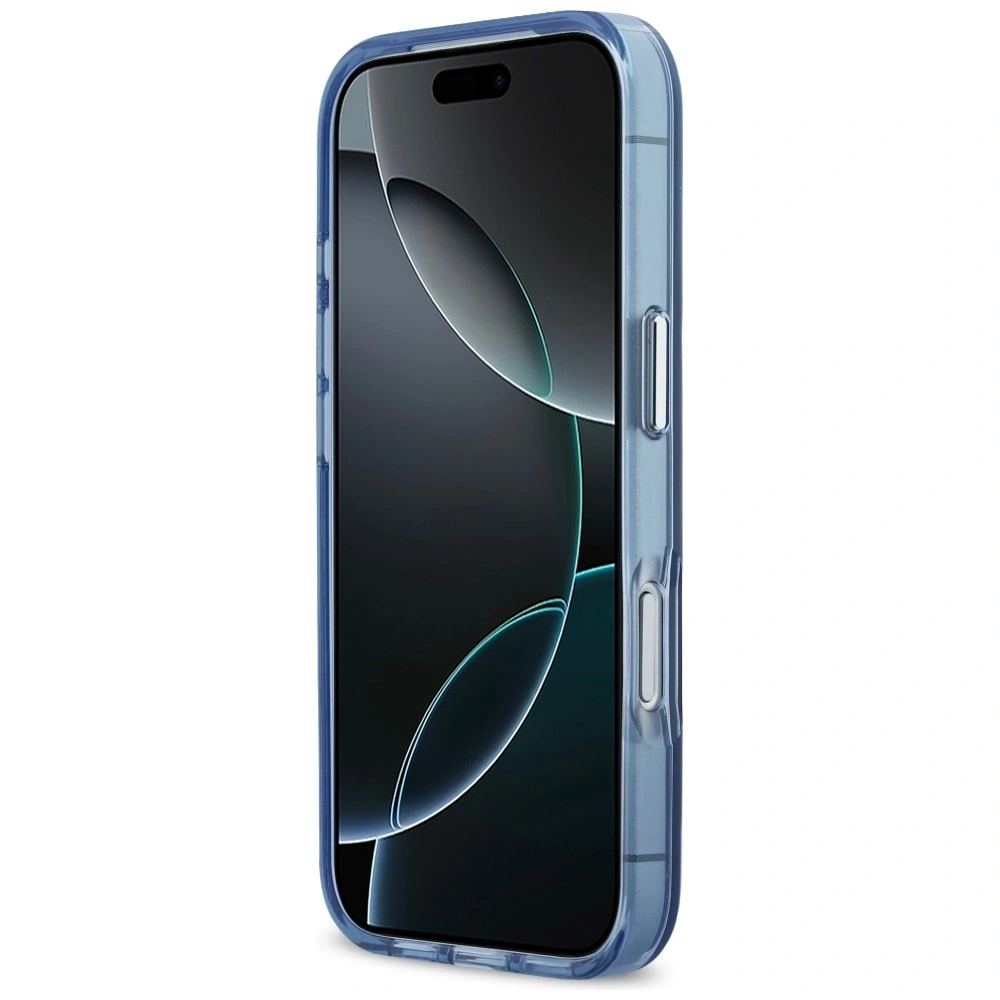 Etui Karl Lagerfeld Karl & Choupette Back MagSafe do Apple iPhone 17 Pro niebieski