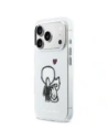 Etui Karl Lagerfeld Karl & Choupette Back MagSafe do Apple iPhone 17 Pro przezroczysty