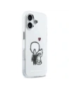 Etui Karl Lagerfeld Karl & Choupette Back MagSafe do Apple iPhone 17 przezroczysty