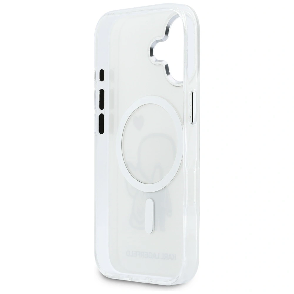 Etui Karl Lagerfeld Karl & Choupette Back MagSafe do Apple iPhone 17 przezroczysty