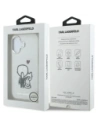 Etui Karl Lagerfeld Karl & Choupette Back MagSafe do Apple iPhone 17 przezroczysty