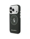 Etui Karl Lagerfeld Point & Choupette Sketch MagSafe do Apple iPhone 17 Pro czarny