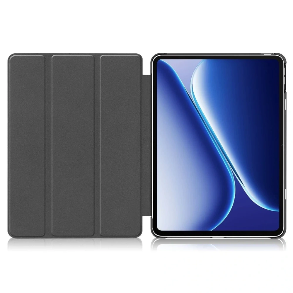 Etui z klapką Bizon Case Tab Croc do OnePlus Pad Go 2 / Oppo Pad Air5 granatowe