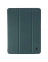 Etui z klapką Bizon Case Tab Croc do OnePlus Pad Go 2 / Oppo Pad Air5 ciemnozielone