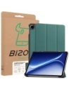 Etui z klapką Bizon Case Tab Croc do OnePlus Pad Go 2 / Oppo Pad Air5 ciemnozielone