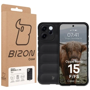 Pancerne etui Bizon Case Tur do Oppo Reno 15 F / FS czarne