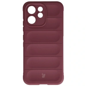 Pancerne etui Bizon Case Tur do Oppo Reno 15 F / FS burgundowe