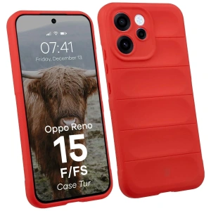 Pancerne etui Bizon Case Tur do Oppo Reno 15 F / FS czerwone