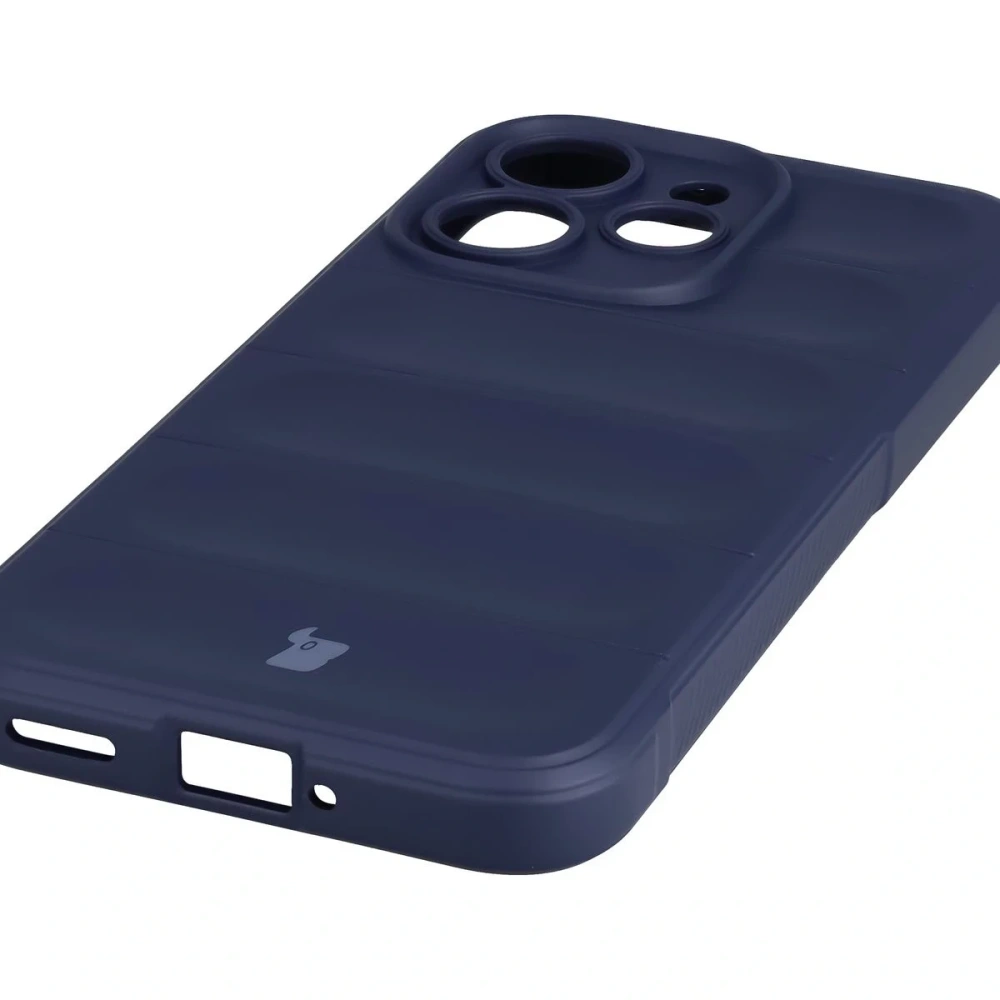 Pancerne etui Bizon Case Tur do Oppo Reno 15 Pro granatowe