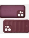 Pancerne etui Bizon Case Tur do Oppo Reno 15 Pro burgundowe