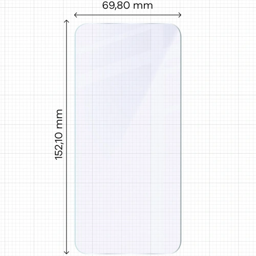 Elastyczne szkło hybrydowe Bizon Glass Mule Duo do Honor 400 [2 PACK]