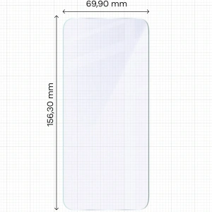 Elastyczne szkło hybrydowe Bizon Glass Mule Duo do Honor 400 Lite [2 PACK]