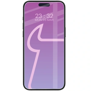 Elastyczne szkło hybrydowe Bizon Glass Mule Duo do Apple iPhone 15 Pro Max [2 PACK]