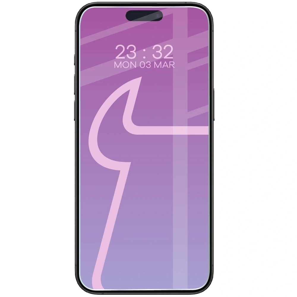 Elastyczne szkło hybrydowe Bizon Glass Mule Duo do Apple iPhone 15 Pro Max [2 PACK]