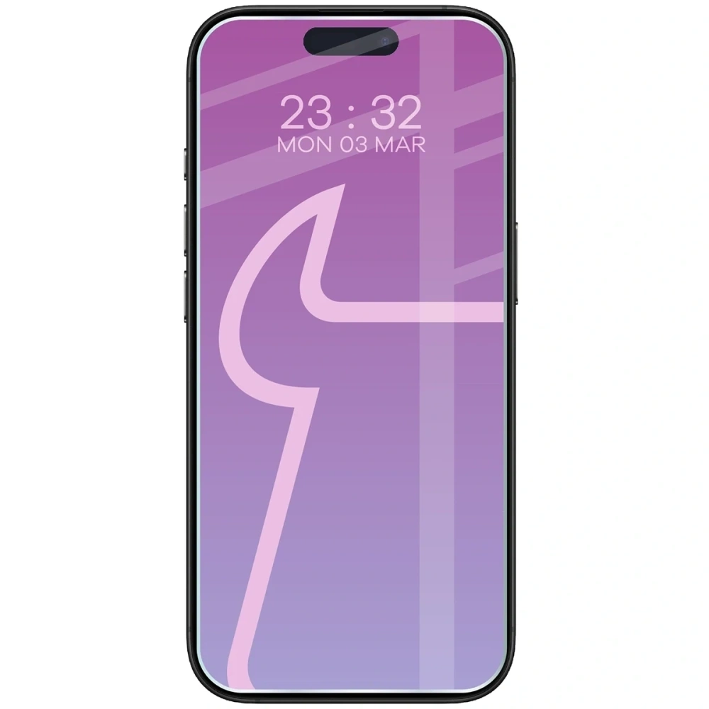 Elastyczne szkło hybrydowe Bizon Glass Mule Duo do Apple iPhone 16 Pro [2 PACK]