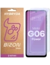 Elastyczne szkło hybrydowe Bizon Glass Mule Duo do Motorola Moto G06 Power [2 PACK]