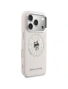 Etui Karl Lagerfeld Point & Choupette Sketch MagSafe do Apple iPhone 17 Pro Max różowy