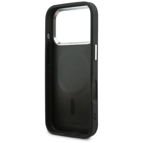 Etui Karl Lagerfeld Point & Karl Sketch MagSafe do Apple iPhone 17 Pro Max czarny