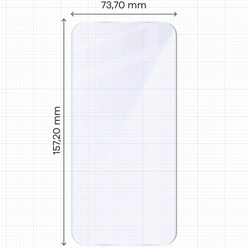 Elastyczne szkło hybrydowe Bizon Glass Mule Duo do Oppo Find X9 Pro [2 PACK]