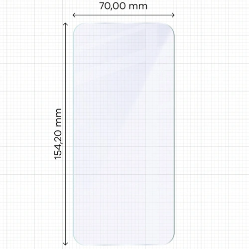 Elastyczne szkło hybrydowe Bizon Glass Mule Duo do Oppo Reno 14 FS [2 PACK]