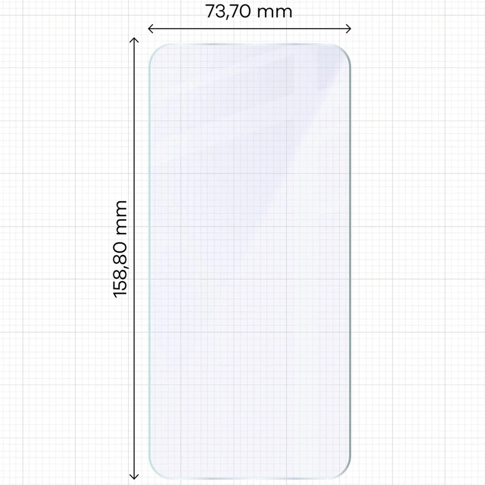 Elastyczne szkło hybrydowe Bizon Glass Mule Duo do Xiaomi POCO F7 [2 PACK]