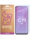 Elastyczne szkło hybrydowe Bizon Glass Mule Duo do Realme C71 4G [2 PACK]