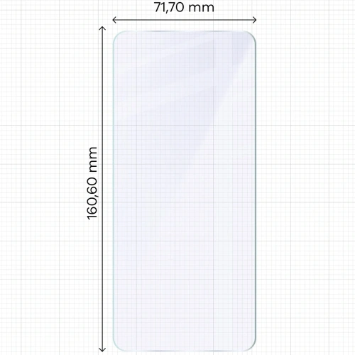 Elastyczne szkło hybrydowe Bizon Glass Mule Duo do Realme C71 4G [2 PACK]