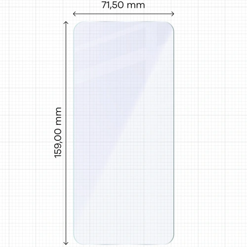 Elastyczne szkło hybrydowe Bizon Glass Mule Duo do Realme P3 Lite [2 PACK]