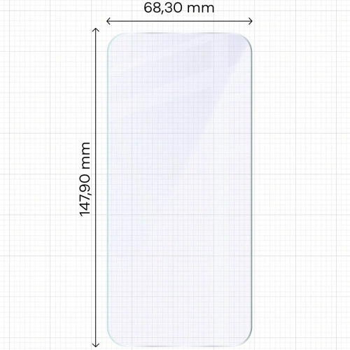 Elastyczne szkło hybrydowe Bizon Glass Mule Duo do Vivo X200 FE [2 PACK]