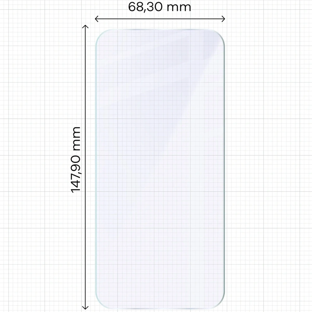 Elastyczne szkło hybrydowe Bizon Glass Mule Duo do Vivo X200 FE [2 PACK]