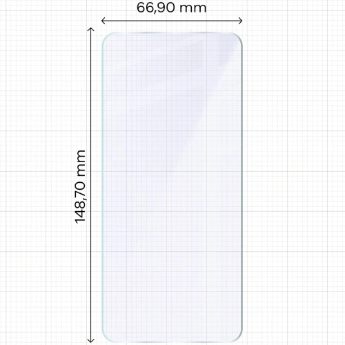 Elastyczne szkło hybrydowe Bizon Glass Mule do Motorola Edge 60 Neo