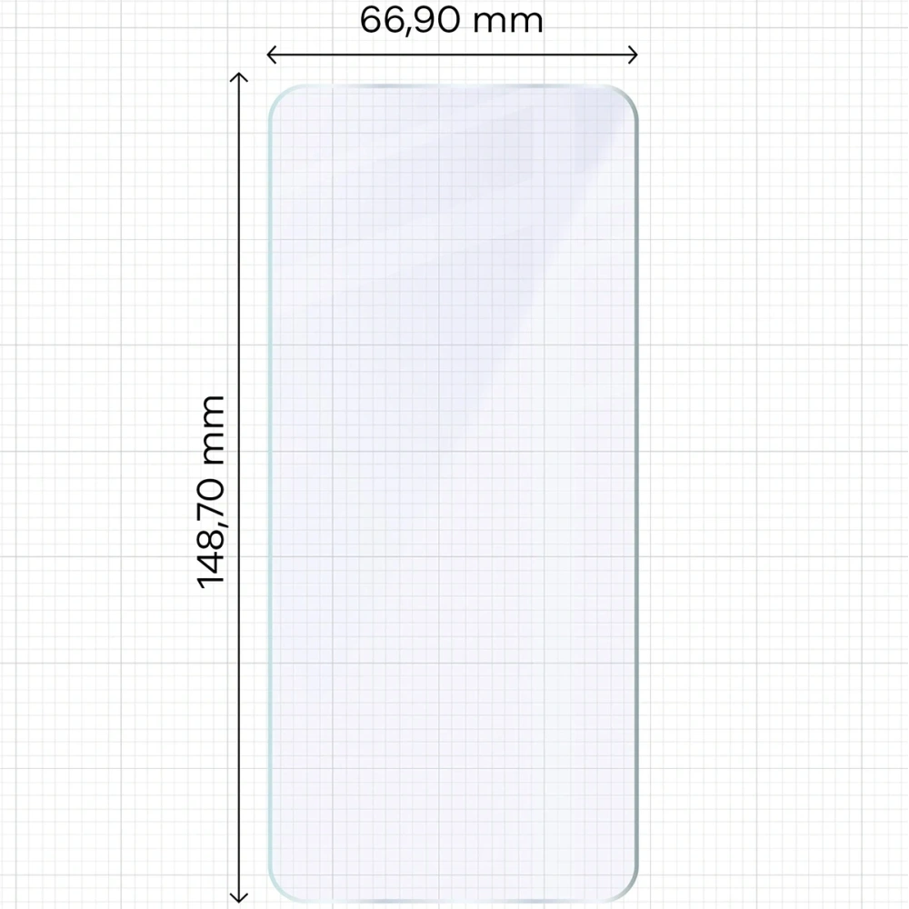 Elastyczne szkło hybrydowe Bizon Glass Mule do Motorola Edge 60 Neo