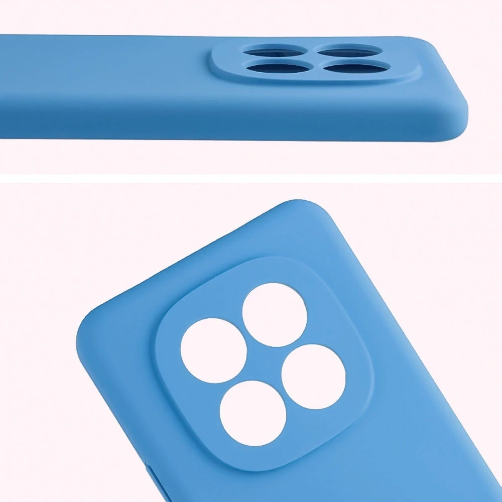 Silikonowe etui Bizon Soft Case do Xiaomi Redmi Note 15 Pro 4G niebieskie