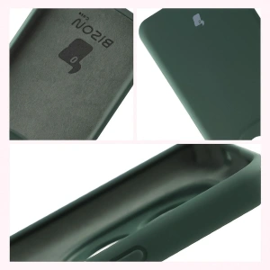 Silikonowe etui Bizon Soft Case do Xiaomi Redmi Note 15 Pro 4G ciemnozielone
