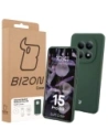 Silikonowe etui Bizon Soft Case do Xiaomi Redmi Note 15 Pro 4G ciemnozielone