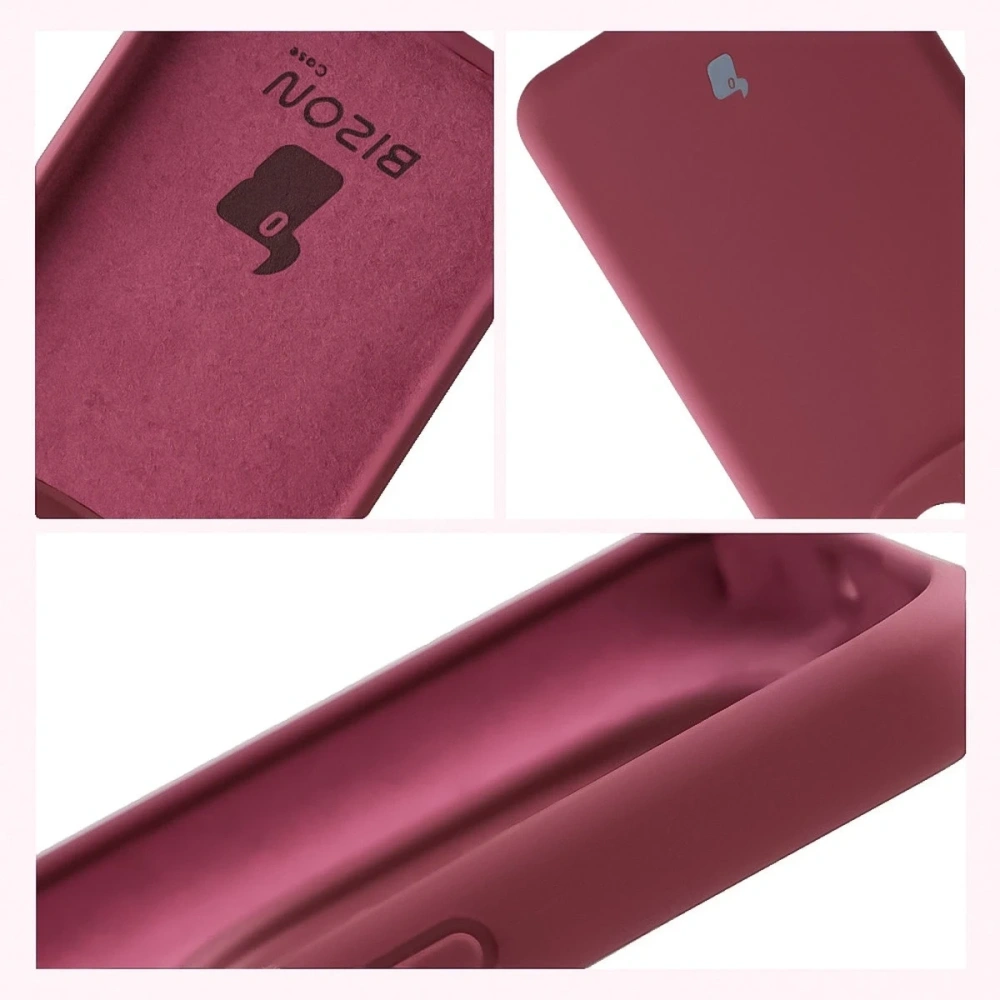 Silikonowe etui Bizon Soft Case do Xiaomi Redmi Note 15 Pro 4G ciemnofioletowe