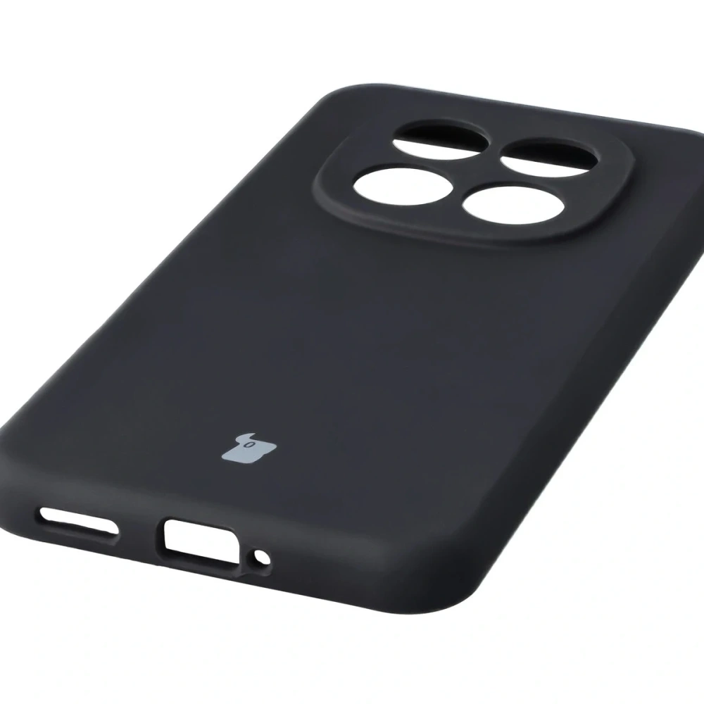 Silikonowe etui Bizon Soft Case do Xiaomi Redmi Note 15 Pro+ Plus 5G / POCO M8 Pro 5G czarne