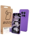 Silikonowe etui Bizon Soft Case do Xiaomi Redmi Note 15 Pro+ Plus 5G / POCO M8 Pro 5G fioletowe