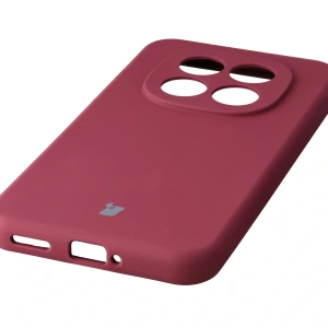 Silikonowe etui Bizon Soft Case do Xiaomi Redmi Note 15 Pro+ Plus 5G / POCO M8 Pro 5G ciemnofioletowe