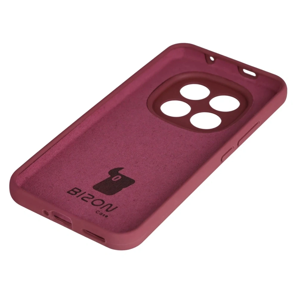 Silikonowe etui Bizon Soft Case do Xiaomi Redmi Note 15 Pro+ Plus 5G / POCO M8 Pro 5G ciemnofioletowe