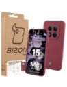 Silikonowe etui Bizon Soft Case do Xiaomi Redmi Note 15 Pro+ Plus 5G / POCO M8 Pro 5G ciemnofioletowe