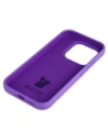 Silikonowe etui Bizon Soft Case do Xiaomi 17 fioletowe