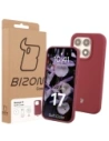Silikonowe etui Bizon Soft Case do Xiaomi 17 ciemnofioletowe