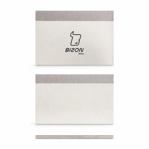 Zestaw rakli do montażu folii i szkła Bizon Accessories Squeegee biało-szara [3 PACK]