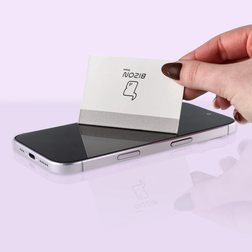 Zestaw rakli do montażu folii i szkła Bizon Accessories Squeegee biało-szara [3 PACK]