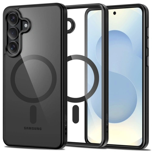 Etui Tech-Protect Magmat MagSafe do Samsung Galaxy S26 Black/clear