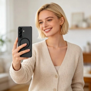 Etui Tech-Protect MagSlim MagSafe do Samsung Galaxy S26 Matte/black