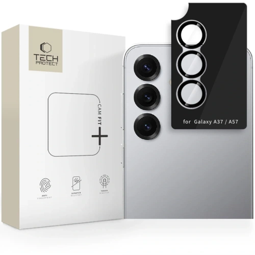 Osłona aparatu Tech-Protect Camring Fit+ do Samsung Galaxy A37 / A57 5G Black