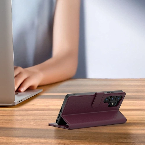 Etui Tech-Protect Wallet do Samsung Galaxy A57 5G Mulberry