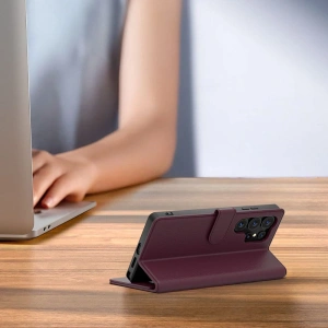 Etui Tech-Protect Wallet do Samsung Galaxy A36 / A56 / A37 5G Mulberry